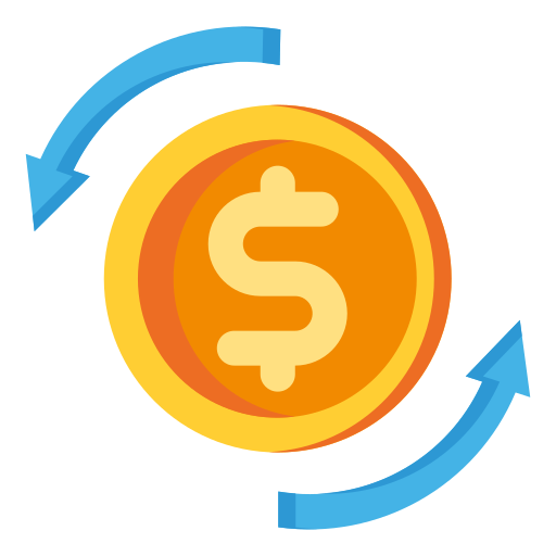 Money exchange Generic color fill icon