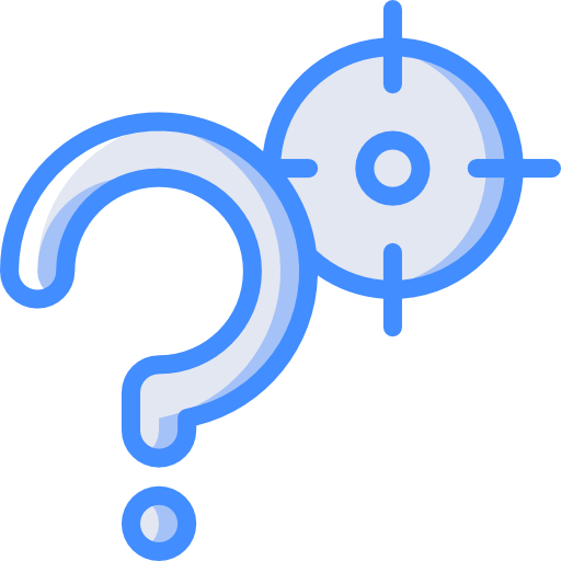 vraag Basic Miscellany Blue icoon