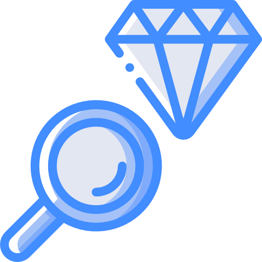 onderzoek Basic Miscellany Blue icoon
