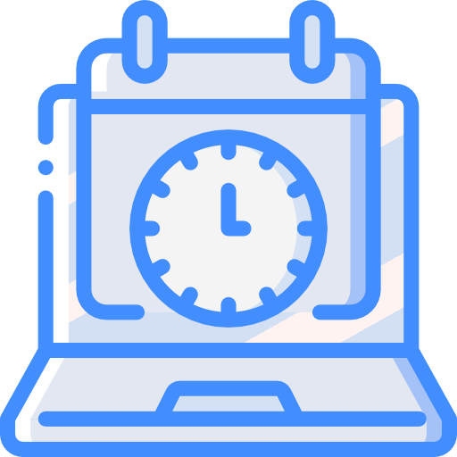 gestion du temps Basic Miscellany Blue Icône