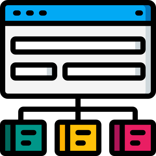 browser Basic Miscellany Lineal Color icon
