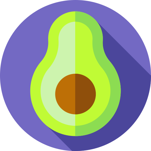 avocado Flat Circular Flat icoon