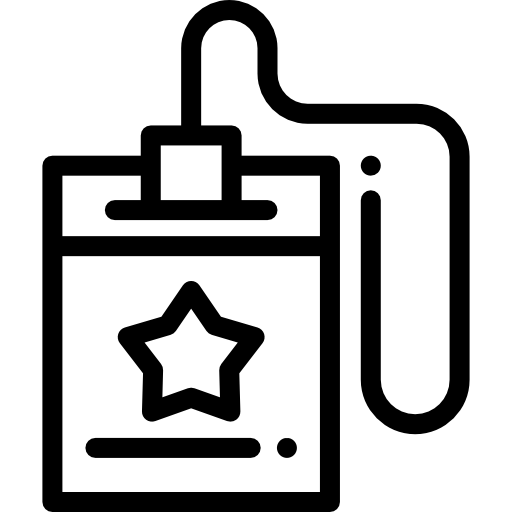 vip-пропуск Detailed Rounded Lineal иконка
