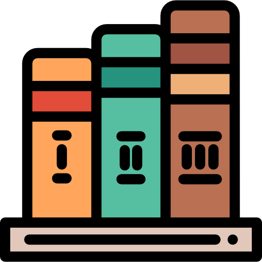 Book Detailed Rounded Lineal color icon
