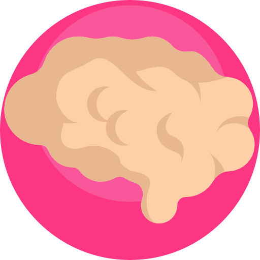 cérebro Detailed Flat Circular Flat Ícone