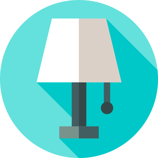 lampa Flat Circular Flat ikona