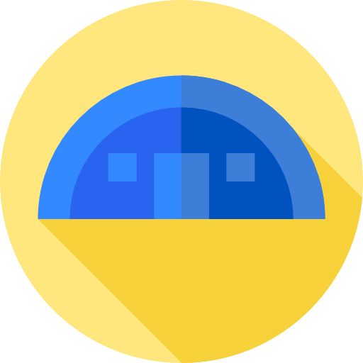 倉庫 Flat Circular Flat icon