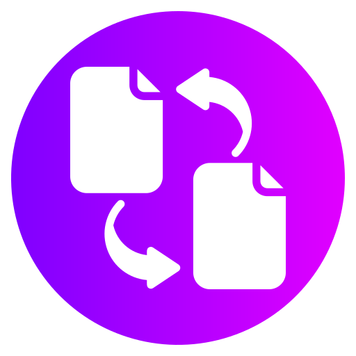 File transfer Generic gradient fill icon