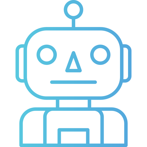 ロボット工学 Generic gradient outline icon