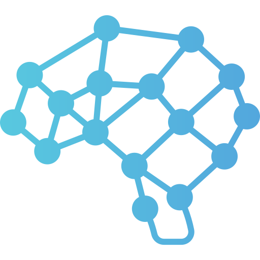 réseau neuronal Generic gradient fill Icône