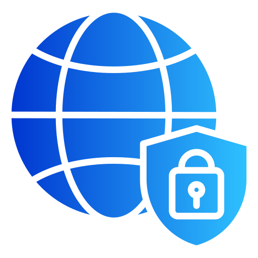 Internet security Generic gradient fill icon