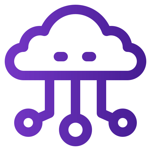 cloud computing Generic gradient outline icon