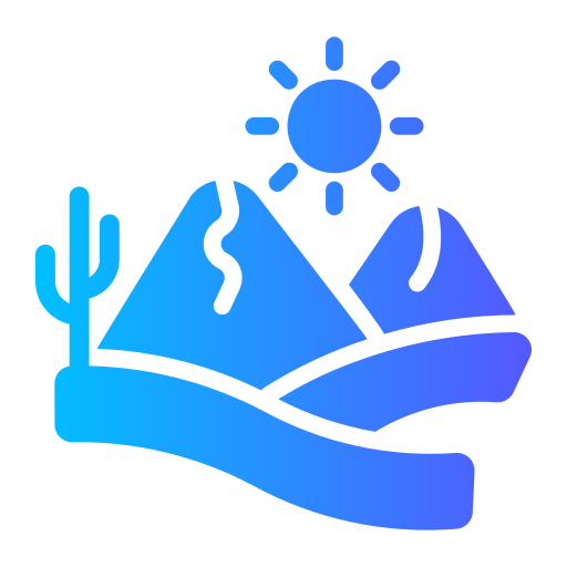 Desert Generic gradient fill icon