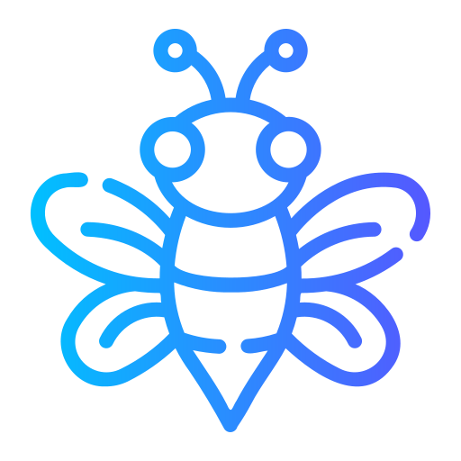 蜂 Generic gradient outline icon