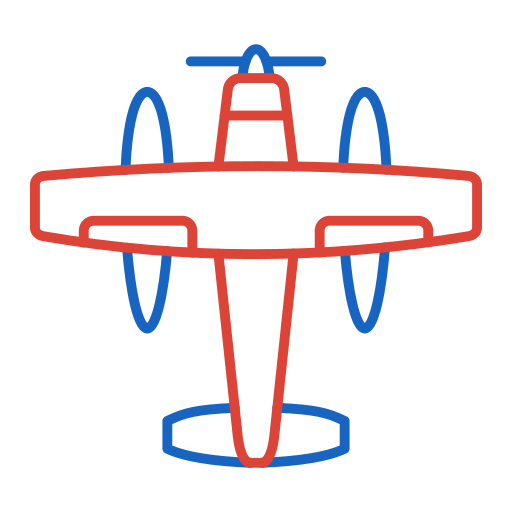 Seaplane Generic color outline icon