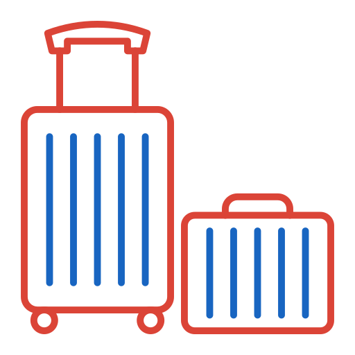 Luggage Generic color outline icon