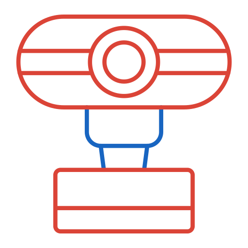 webcam Generic color outline icon