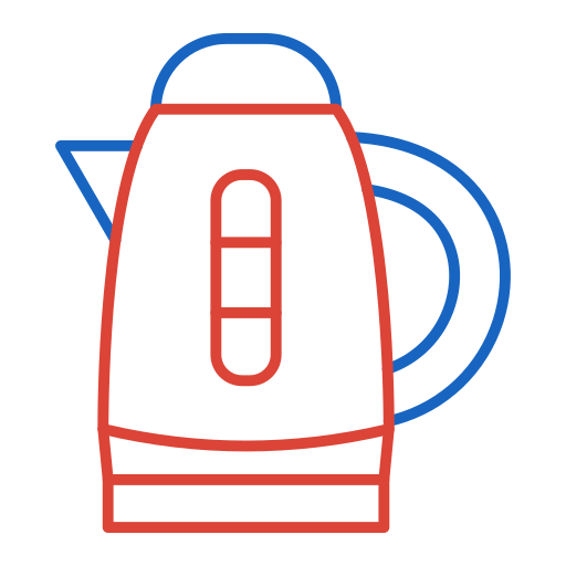 Электрический чайник Generic color outline иконка