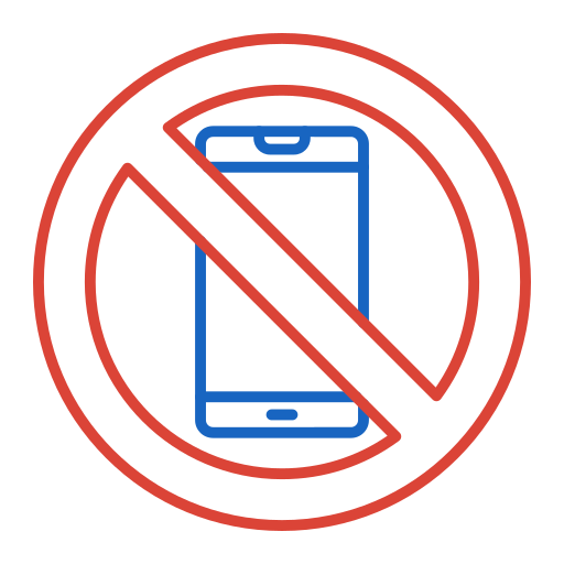 No cellphone Generic color outline icon
