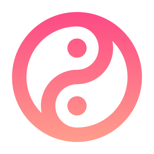yin-yang Generic gradient outline icon