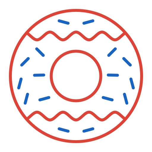 Donut Generic color outline icon