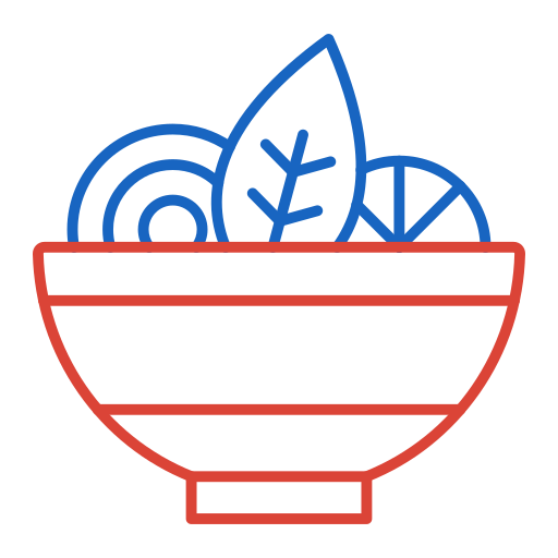 Salad Generic color outline icon