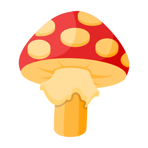 champignon Generic Sticker Color Fill Icône