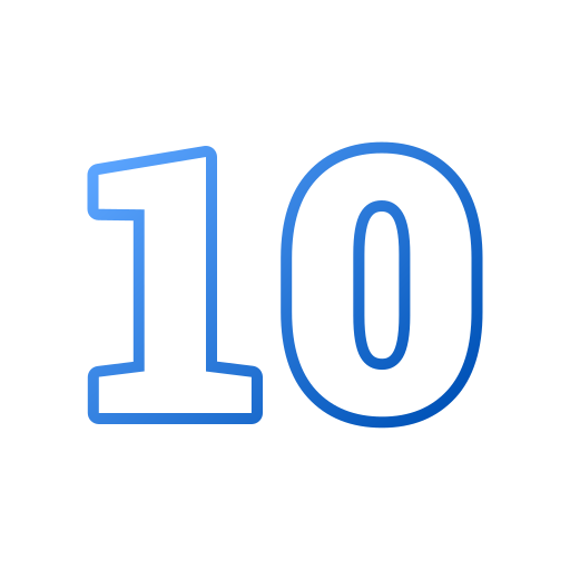 10 Generic gradient outline icono