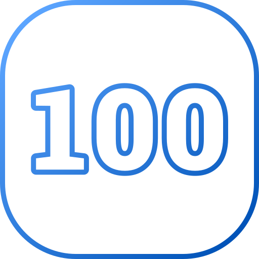 100 Generic gradient outline Icône