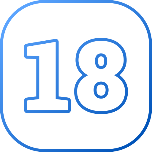 18 Generic gradient outline icoon