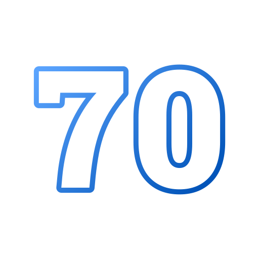 70 Generic gradient outline icon