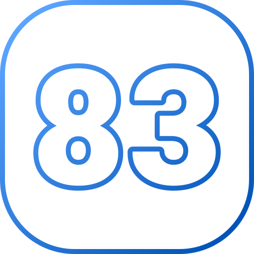 83 Generic gradient outline icoon