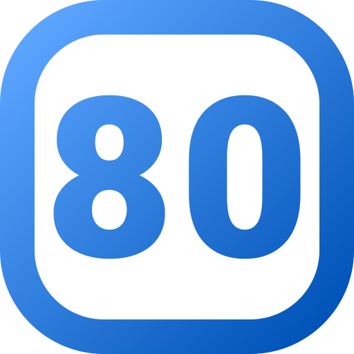 80 Generic gradient fill icono