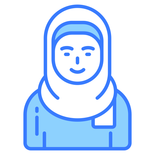 イスラム教徒の女性 Generic color lineal-color icon