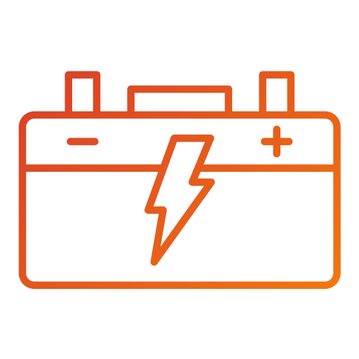 automatische batterie Generic gradient outline icon