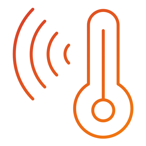 intelligente temperatur Generic gradient outline icon
