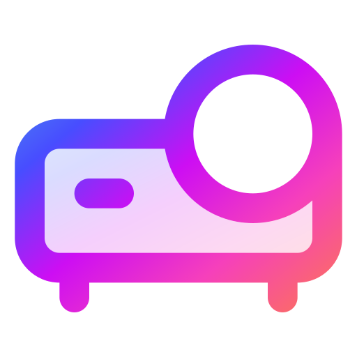projector Generic gradient lineal-color icoon