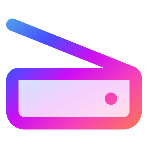 escáner Generic gradient lineal-color icono