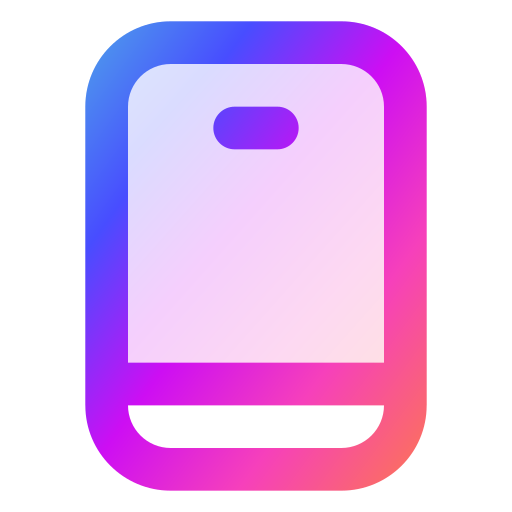 smartphone Generic gradient lineal-color Ícone