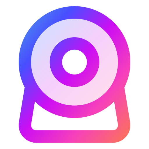 webcam Generic gradient lineal-color icona