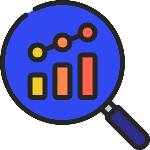 Statistical analysis Juicy Fish Soft-fill icon