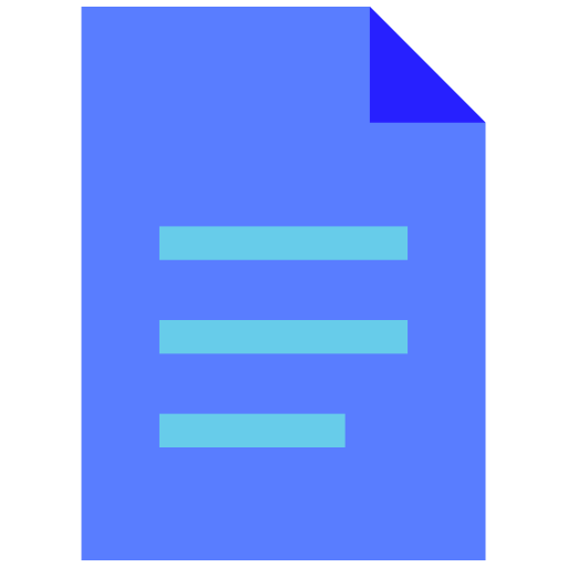 Document Generic color fill icon