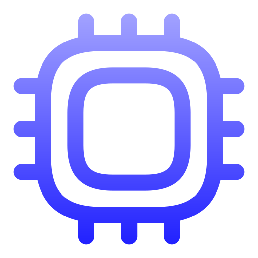 Cpu Generic gradient outline icon