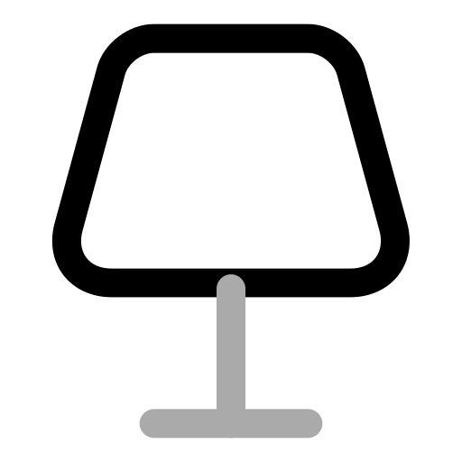 lámpara Generic color outline icono