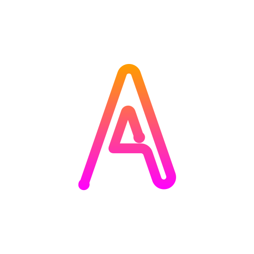 Letter a Generic gradient outline icon