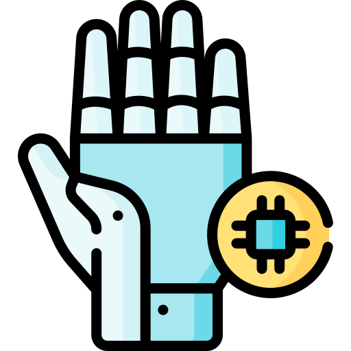 Robot hand Special Lineal color icon