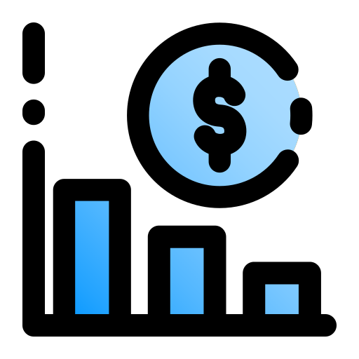 graph Generic gradient lineal-color icon