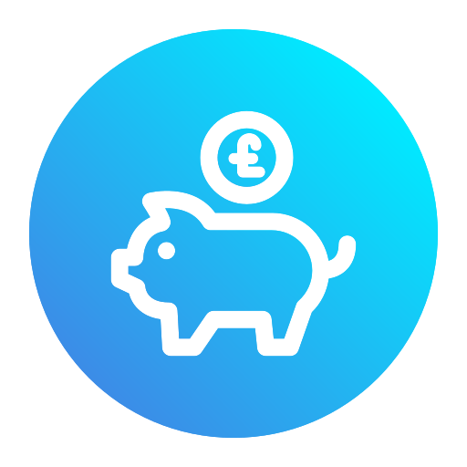 Piggy bank Generic gradient fill icon