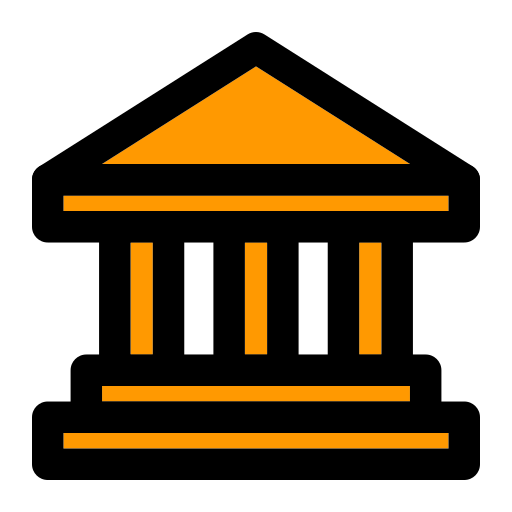 Bank Generic color lineal-color icon