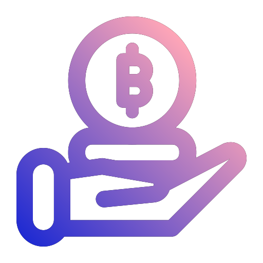bitcóin Generic gradient outline icono